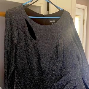 Below the knee black with shimmer fancy dress for your night out